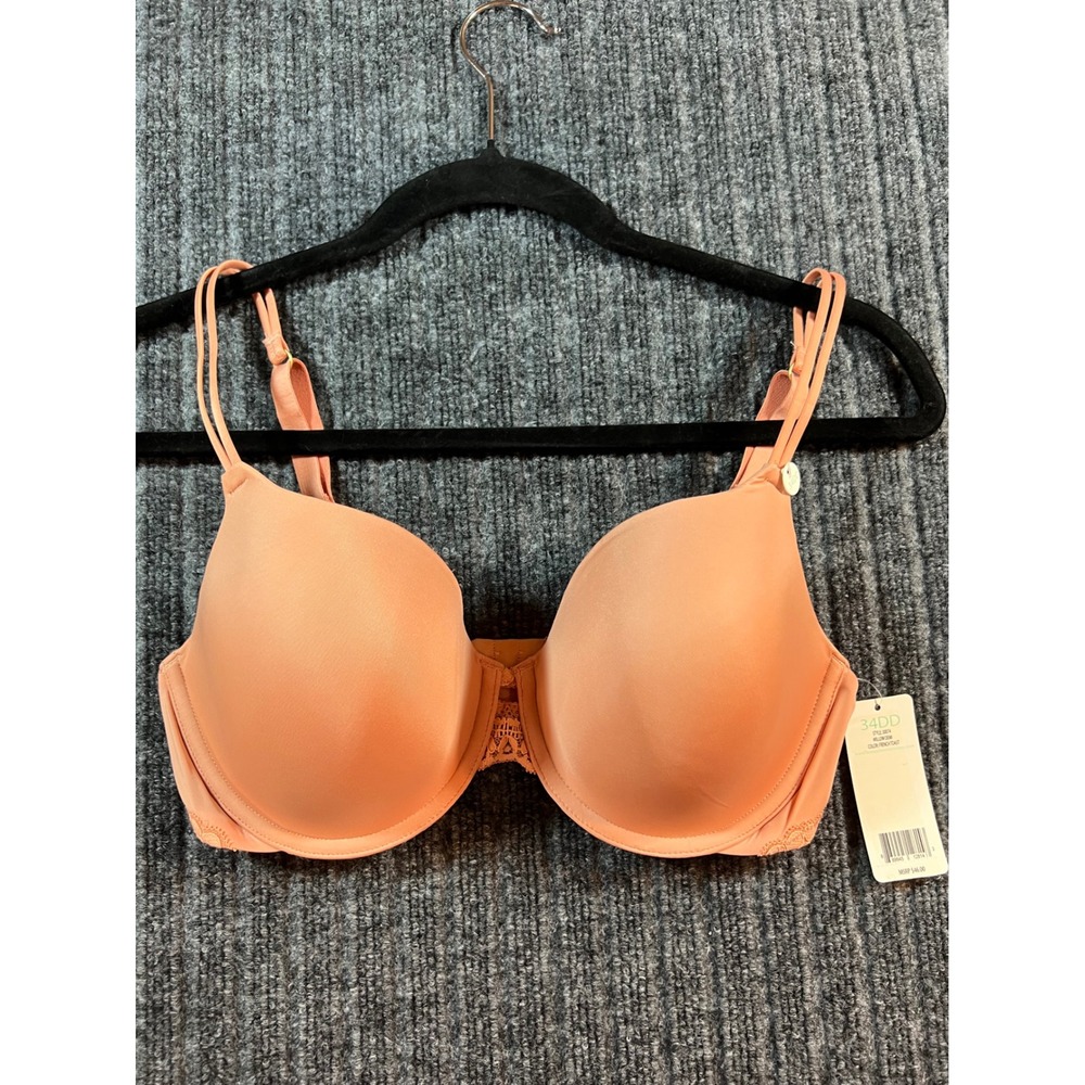 HONEYDEW‎ INTIMATES Willow Demi Bra Women 34DD French Toast Peach Lace 30074 NWT
